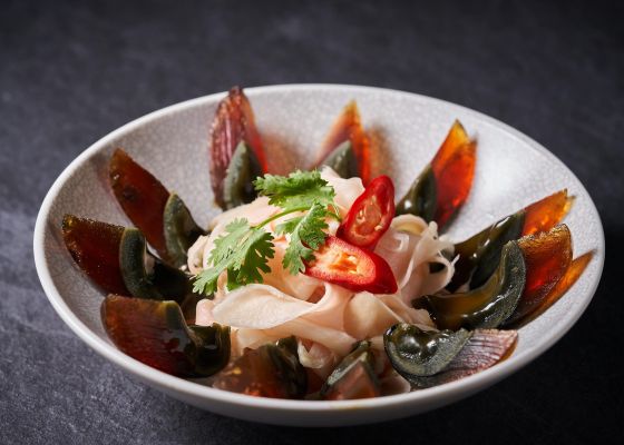 Marinated Baby Ginger with Century Eggs